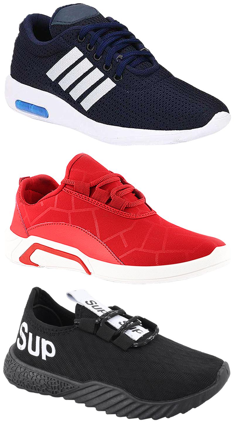 

Birde Men Multi-Color Casual Shoes - CASUAL SPORTS SNEAKERS RUNNNING SHOES - BRD-304-BLU BRD-300-RED BRD-384