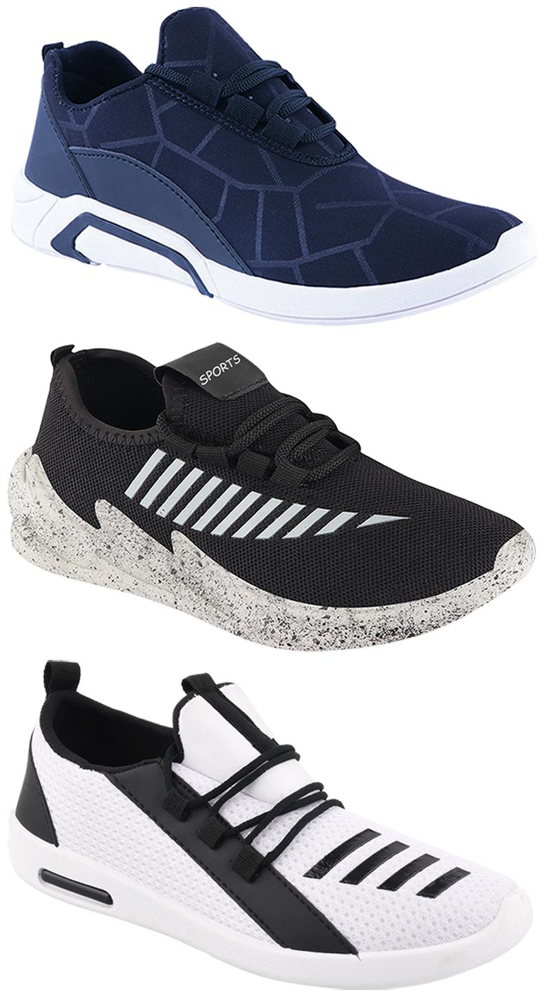 

Birde Men Multi-Color Casual Shoes - BRD-300-BLU-324-GRY-376
