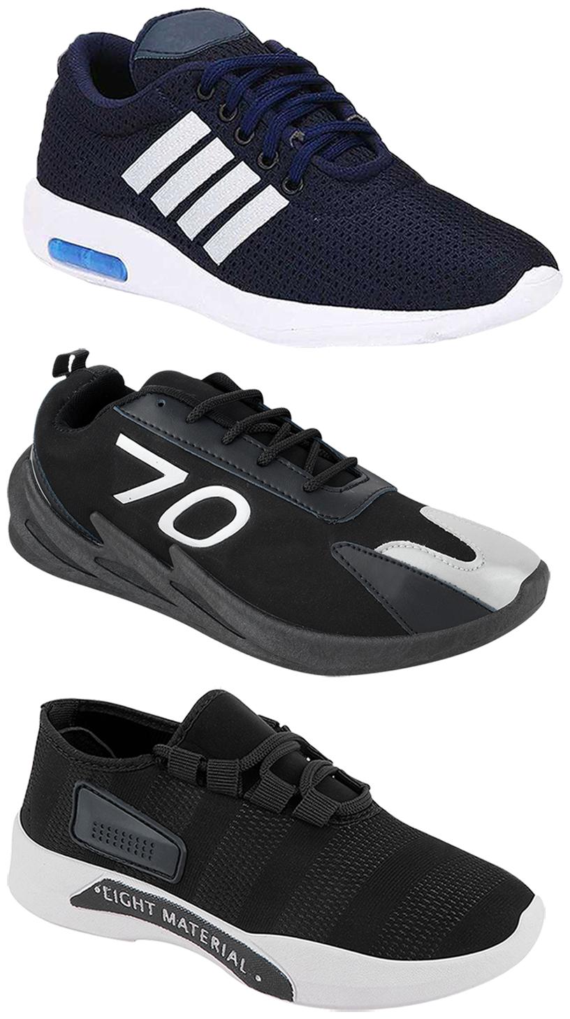 

Birde Men Multi-Color Casual Shoes - CASUAL SPORTS SNEAKERS RUNNNING SHOES - BRD-304-BLU BRD-301-BLK BRD-350