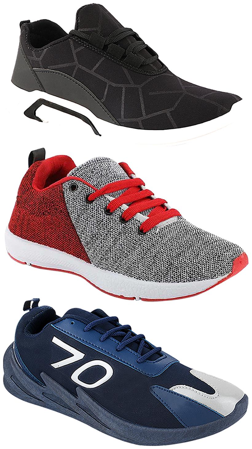 

Birde Men Multi-Color Casual Shoes - CASUAL SPORTS SNEAKERS RUNNNING SHOES - BRD-300-BLK-222-351