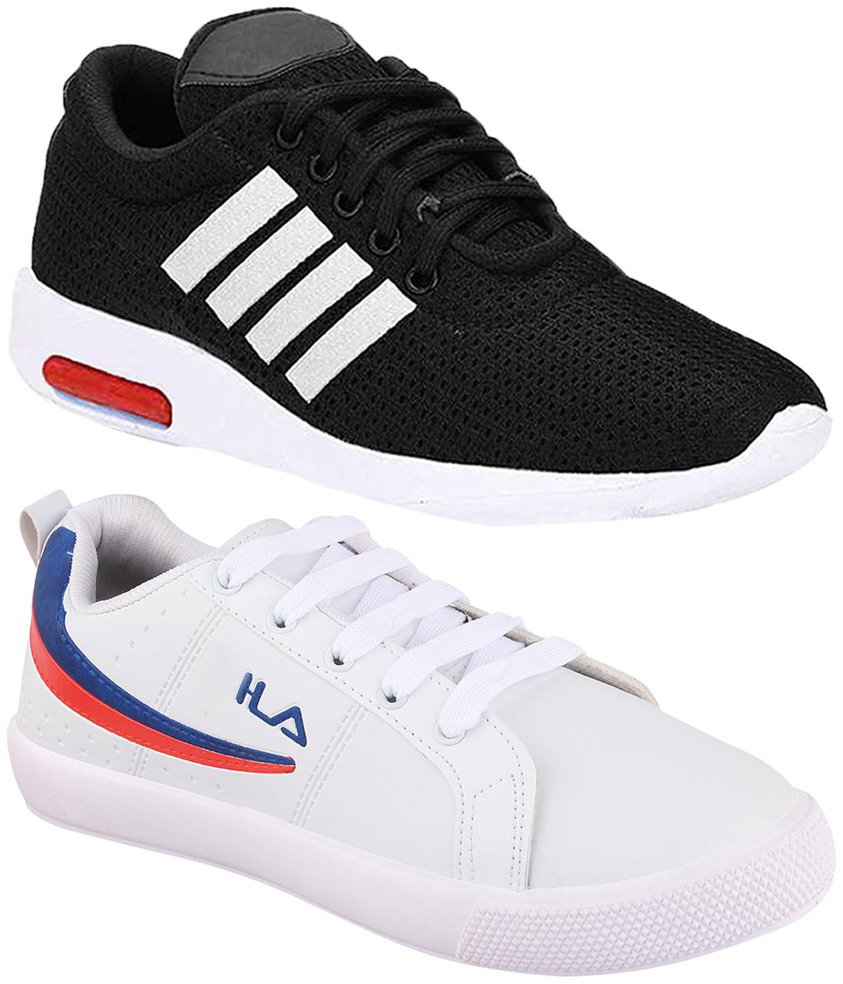 

Birde Multicolor Synthetic Casual Shoes For Men (Pack of 2)