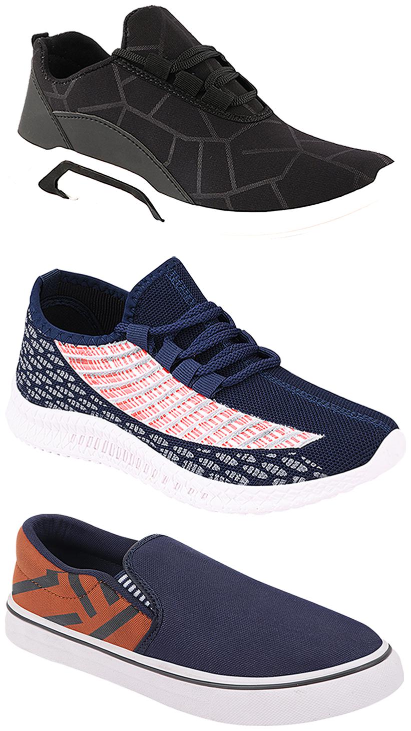

Birde Men Multi-Color Casual Shoes - BRD-300-BLK-308-TAN-315