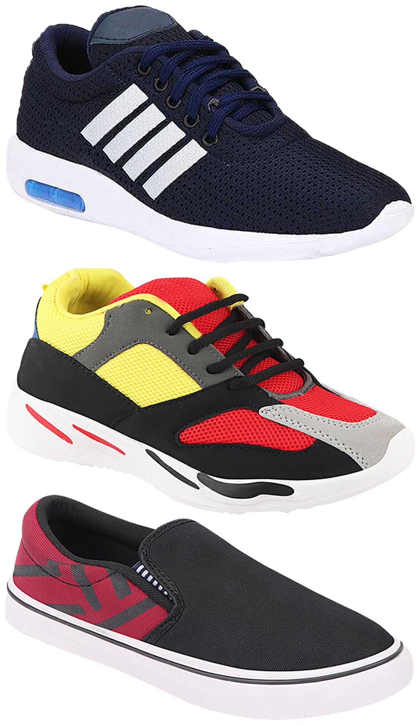 

Birde Men Multi-Color Casual Shoes - CASUAL SPORTS SNEAKERS RUNNNING SHOES - BRD-304-BLU BRD-308-MRN BRD-333