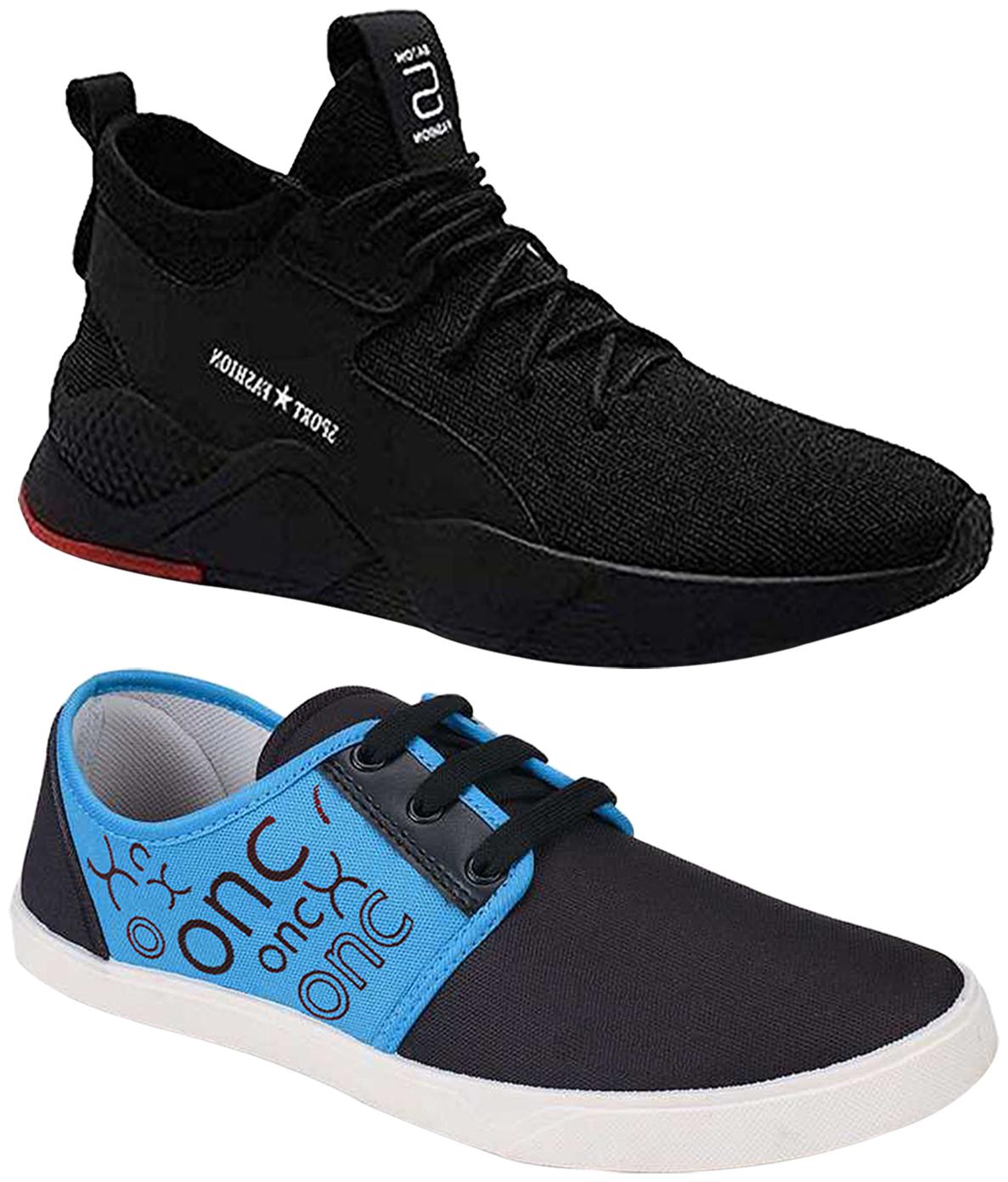 

Birde Men Multi-Color Casual Shoes - BRD-343-ON8-BLU