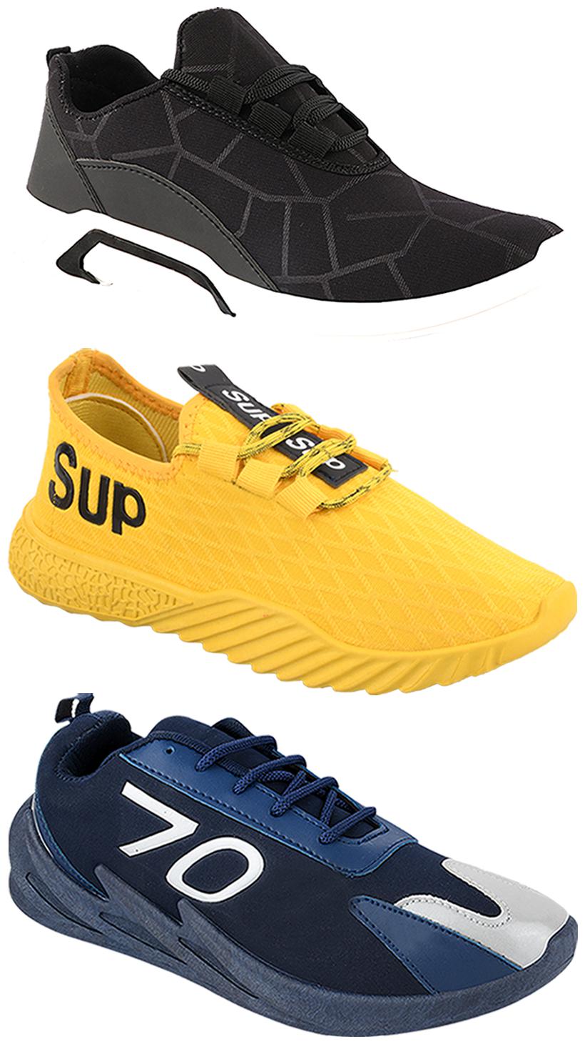 

Birde Men Multi-Color Casual Shoes - CASUAL SPORTS SNEAKERS RUNNNING SHOES - BRD-300-BLK-351-383
