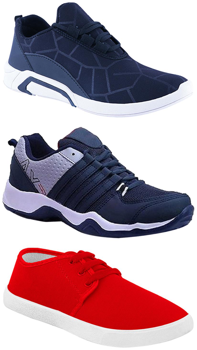 

Birde Men Multi-Color Casual Shoes - BRD-300-BLU-1077 AX-1