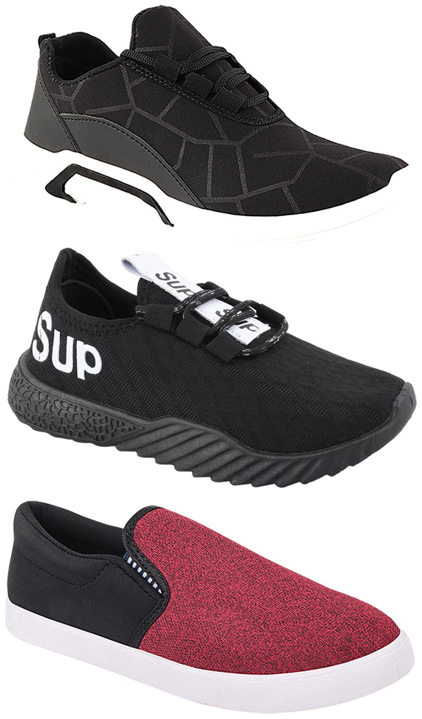 

Birde Men Multi-Color Casual Shoes - CASUAL SPORTS SNEAKERS RUNNNING SHOES - BRD-300-BLK-310-BLK-384