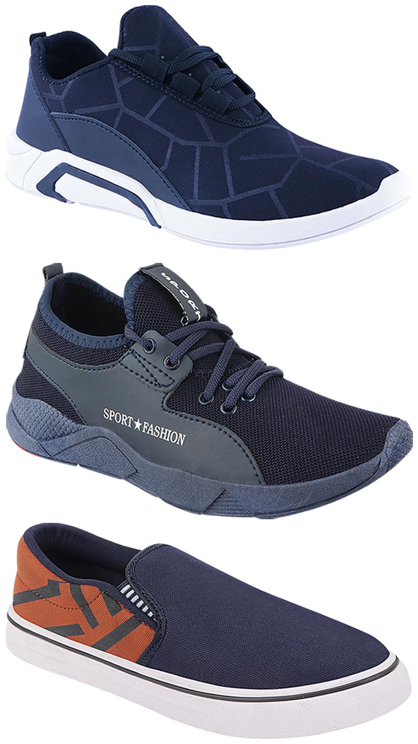 

Birde Men Multi-Color Casual Shoes - BRD-300-BLU-308-TAN-342