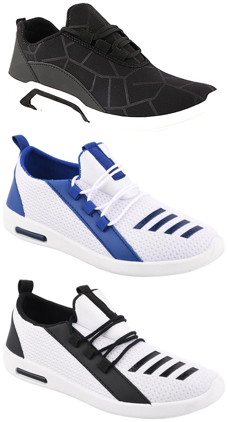 

Birde Men Multi-Color Casual Shoes - BRD-300-BLK-375-376