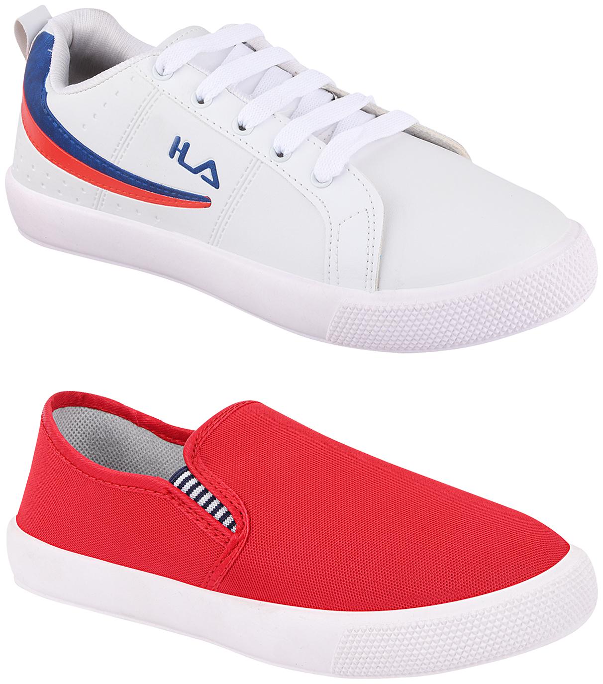 

Birde Multicolor Synthetic Casual Shoes For Men (Pack of 2)