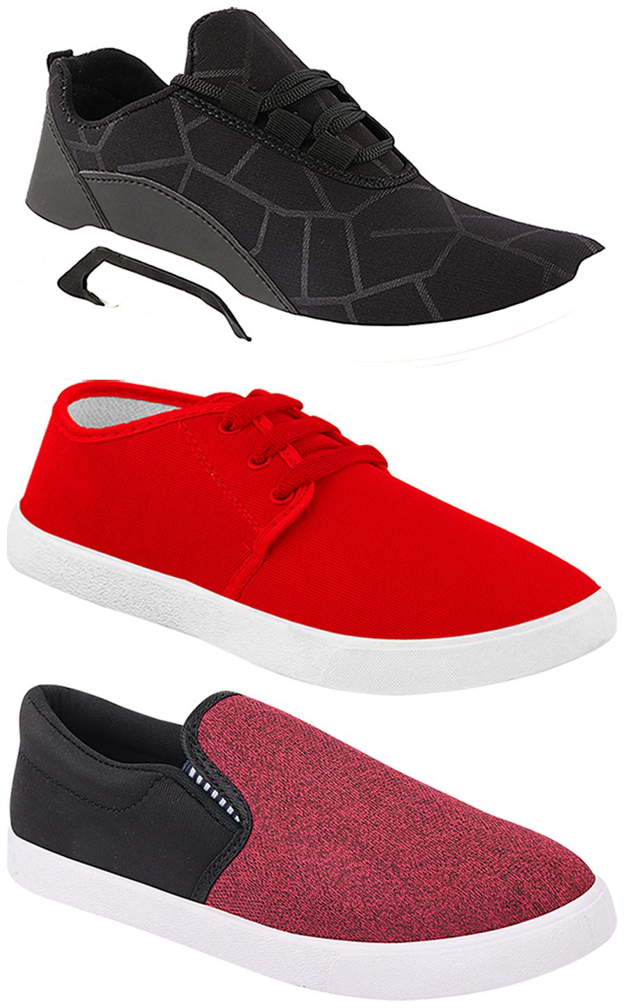 

Birde Men Multi-Color Casual Shoes - BRD-300-BLK-1077-310-BLK