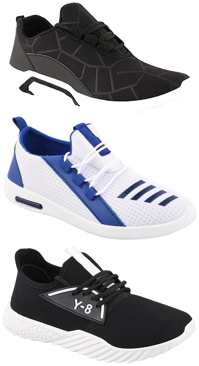 

Birde Men Multi-Color Casual Shoes - BRD-300-BLK-375-378