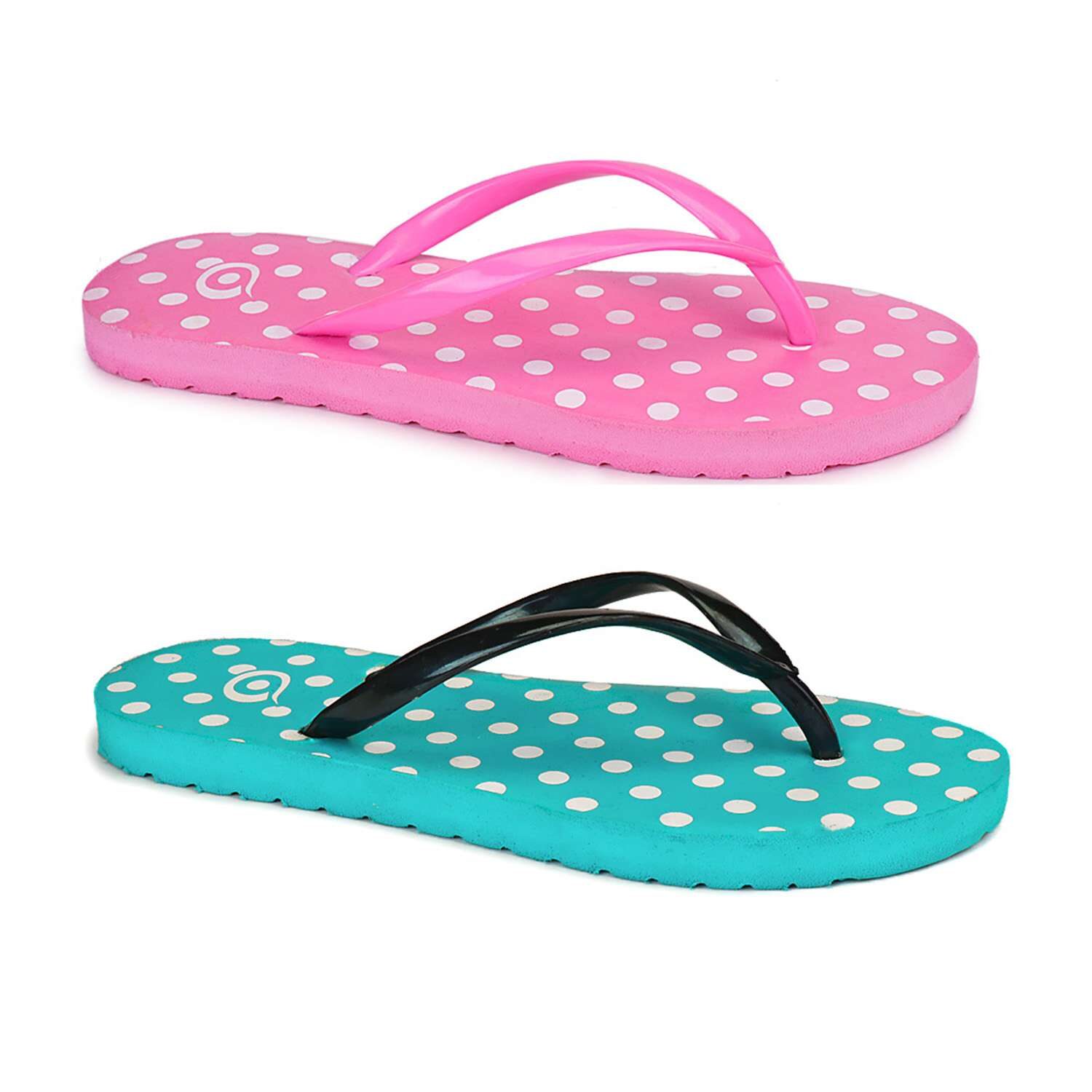 Birde Multicolor Women Flip Flops Pack of 2
