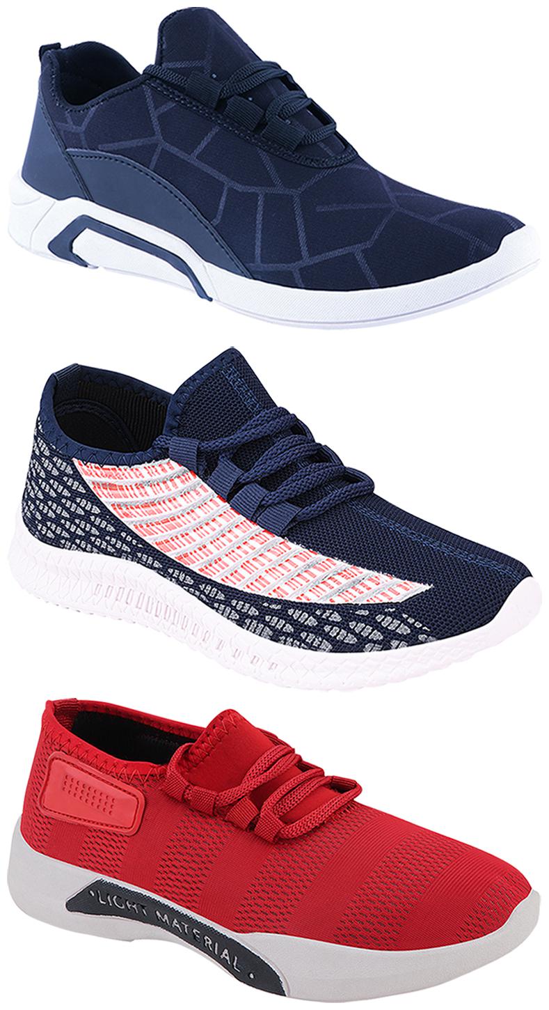 

Birde Men Multi-Color Casual Shoes - BRD-300-BLU-301-RD-315