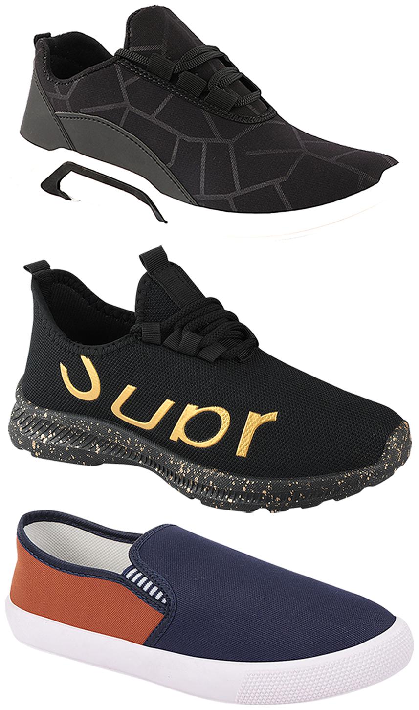 

Birde Men Multi-Color Casual Shoes - BRD-300-BLK-309-TAN-368