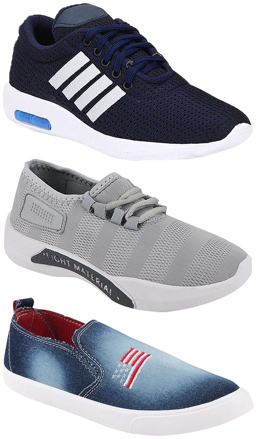 

Birde Men Multi-Color Casual Shoes - BRD-304-BLU BRD-301-GRY BRD-1220