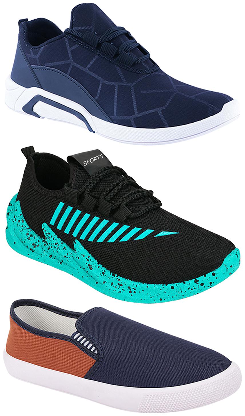 

Birde Men Multi-Color Casual Shoes - BRD-300-BLU-309-TAN-324-SGRN