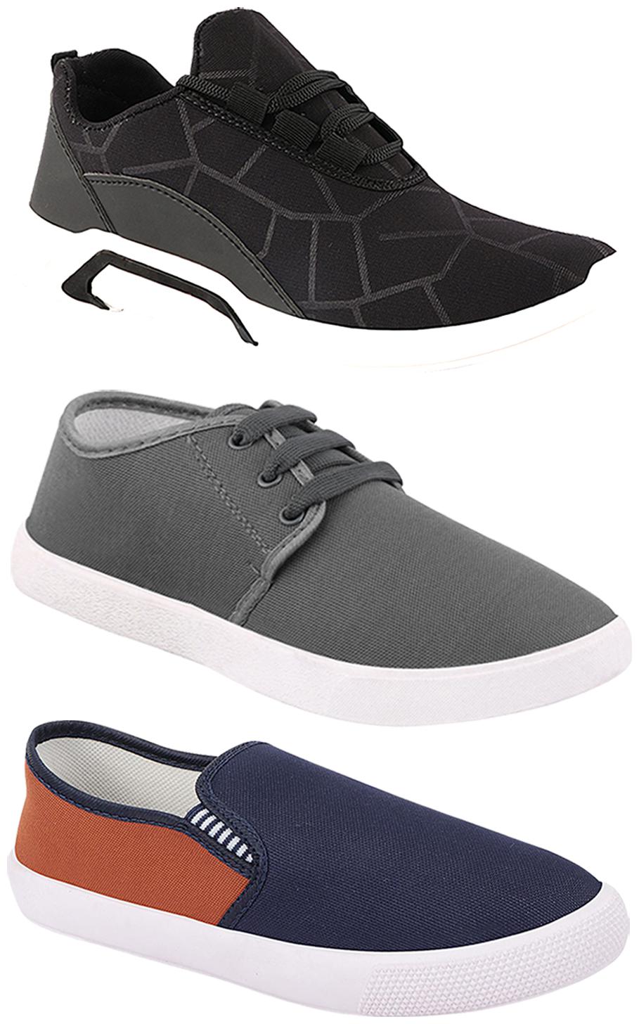 

Birde Men Multi-Color Casual Shoes - BRD-300-BLK-1079-309-TAN