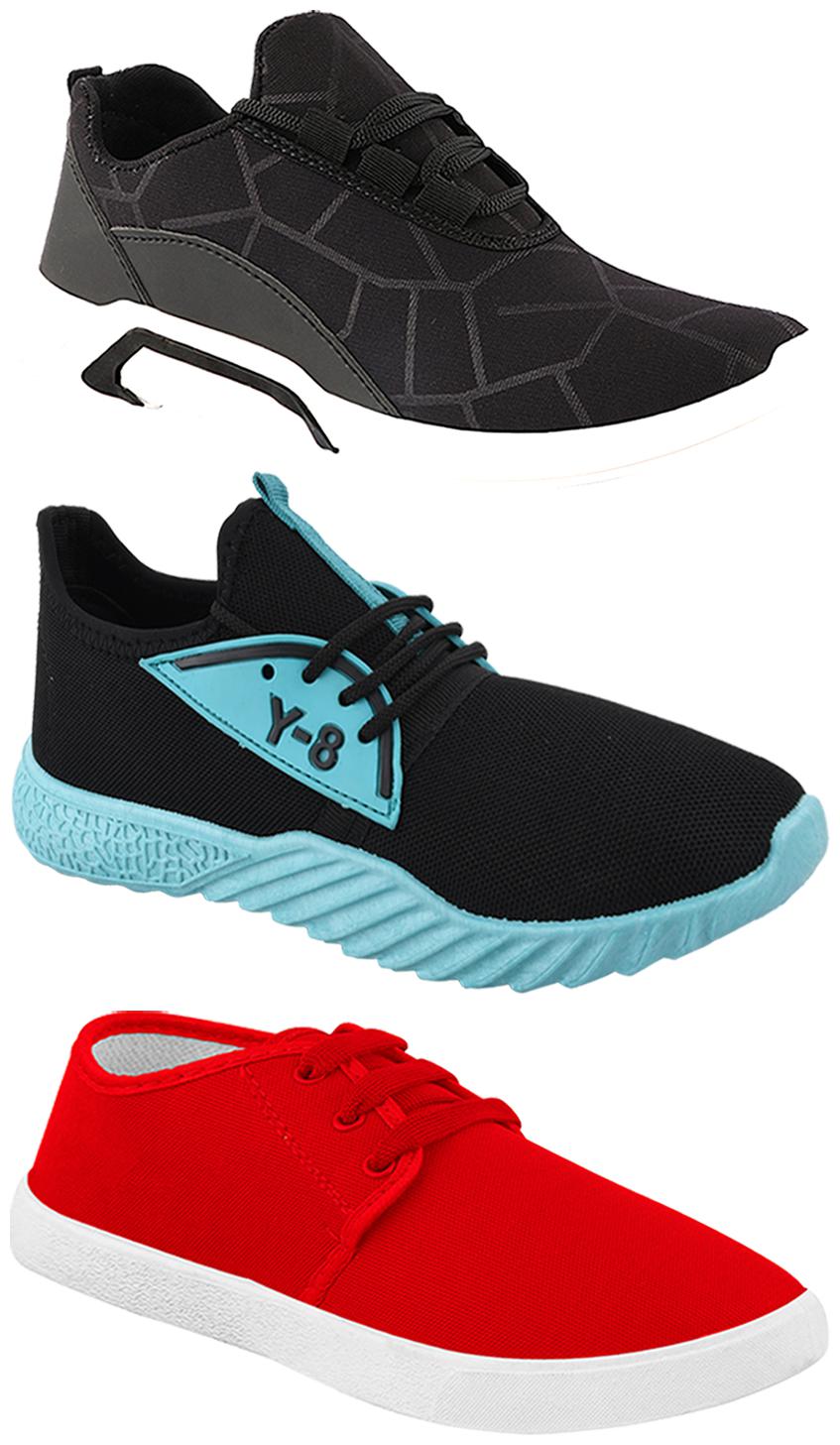 

Birde Men Multi-Color Casual Shoes - BRD-300-BLK-1077-386