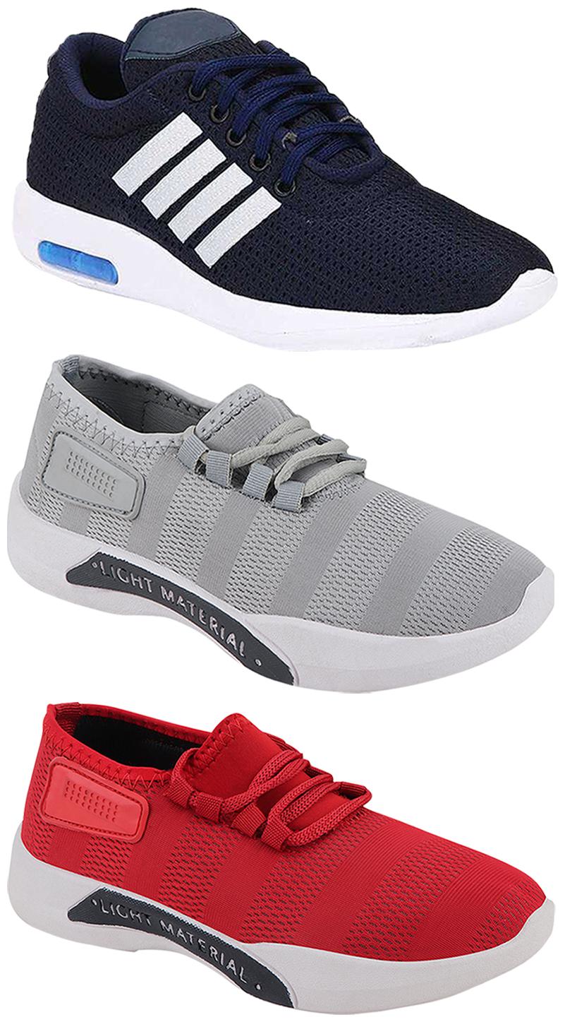 

Birde Men Multi-Color Casual Shoes - BRD-304-BLU BRD-301-GRY BRD-301-RD