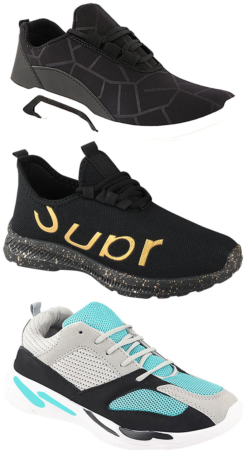 

Birde Men Multi-Color Casual Shoes - CASUAL SPORTS SNEAKERS RUNNNING SHOES - BRD-300-BLK-332-368