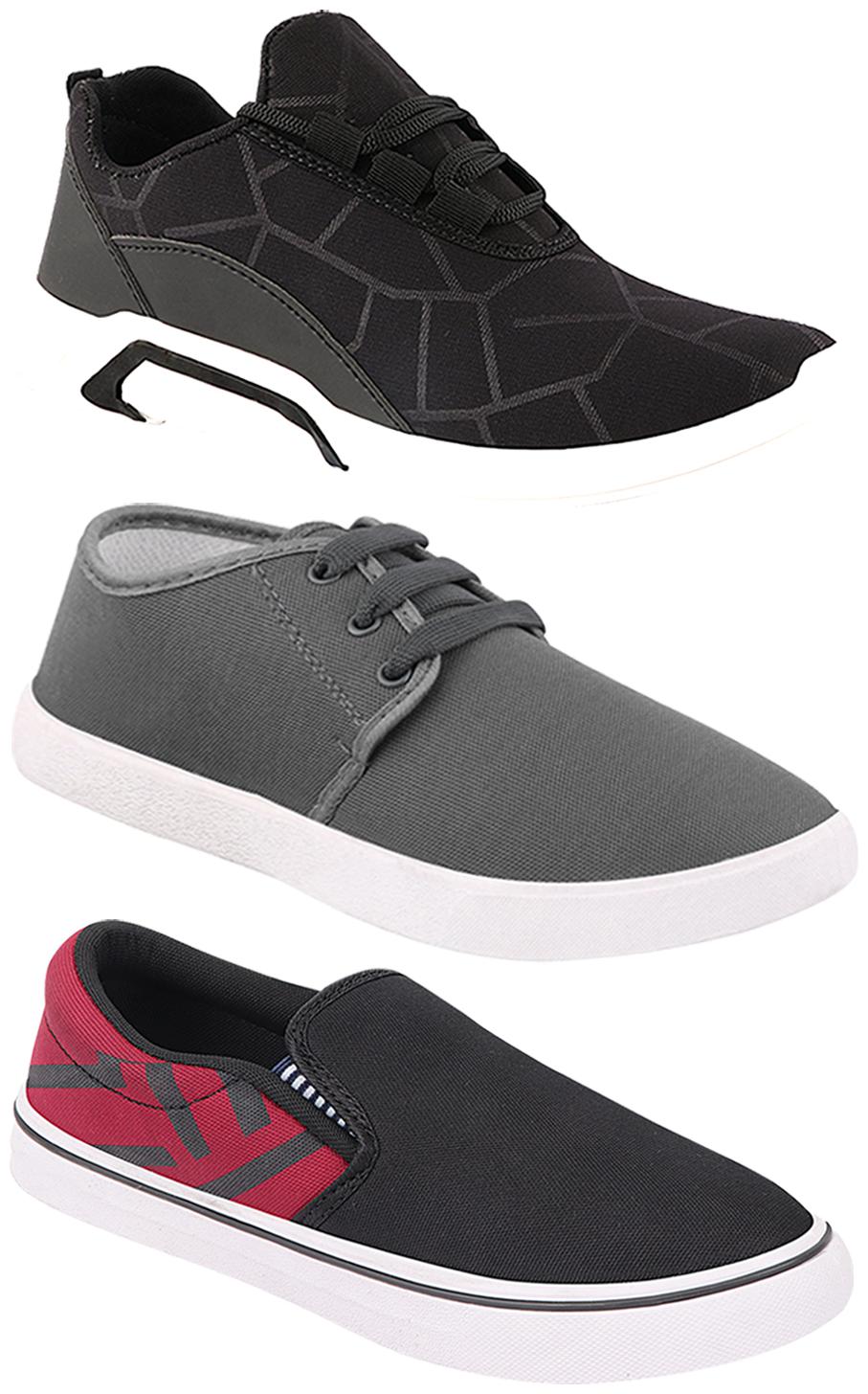 

Birde Men Multi-Color Casual Shoes - BRD-300-BLK-1079-308-MRN