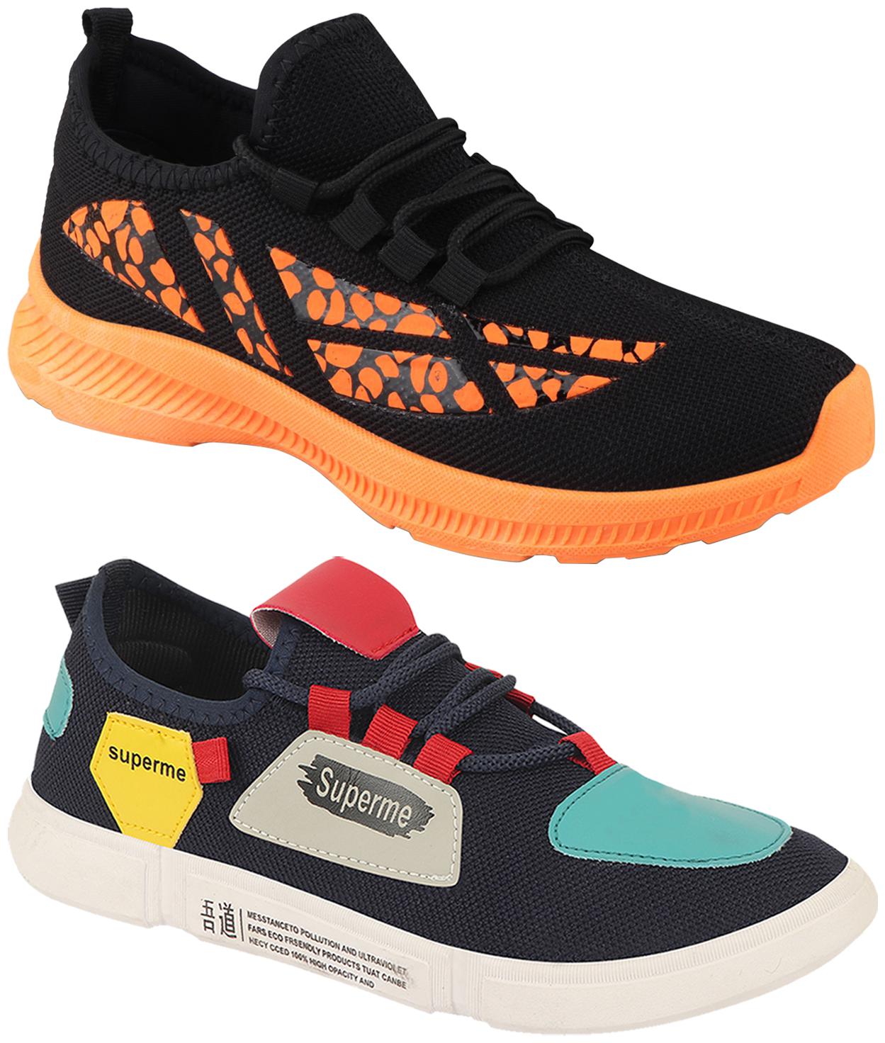 

Birde Men Orange Casual Shoes - BRD-437-CHAMPION-22-BLU