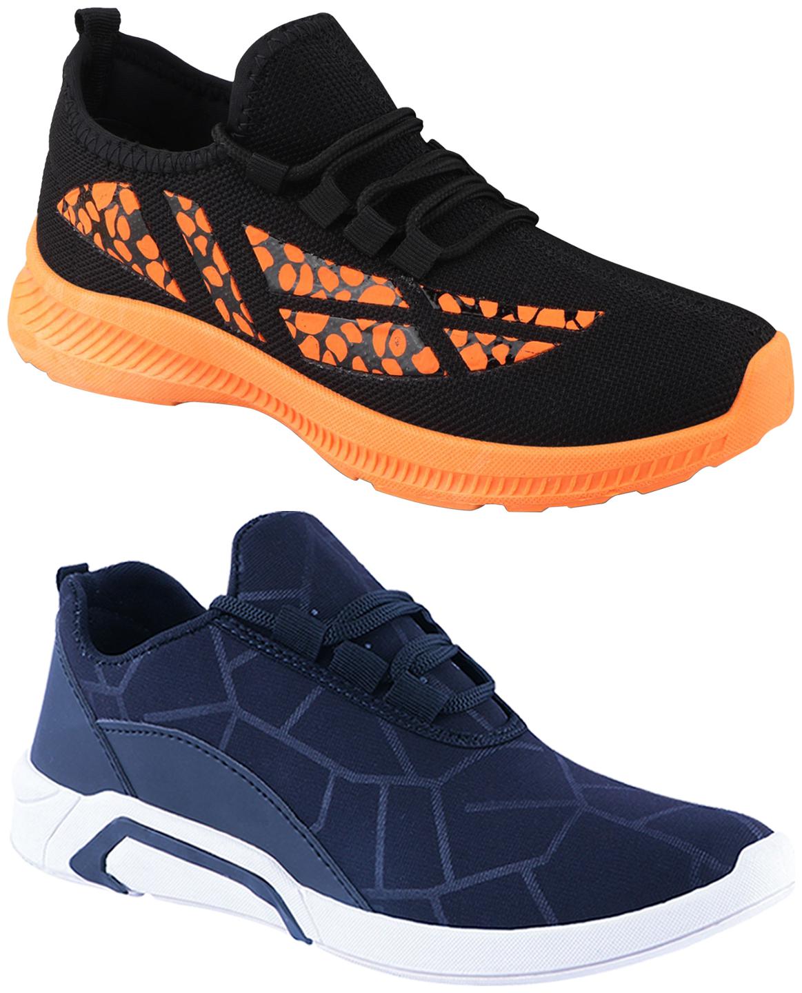 

Birde Men Orange Casual Shoes - BRD-437-300-BLU