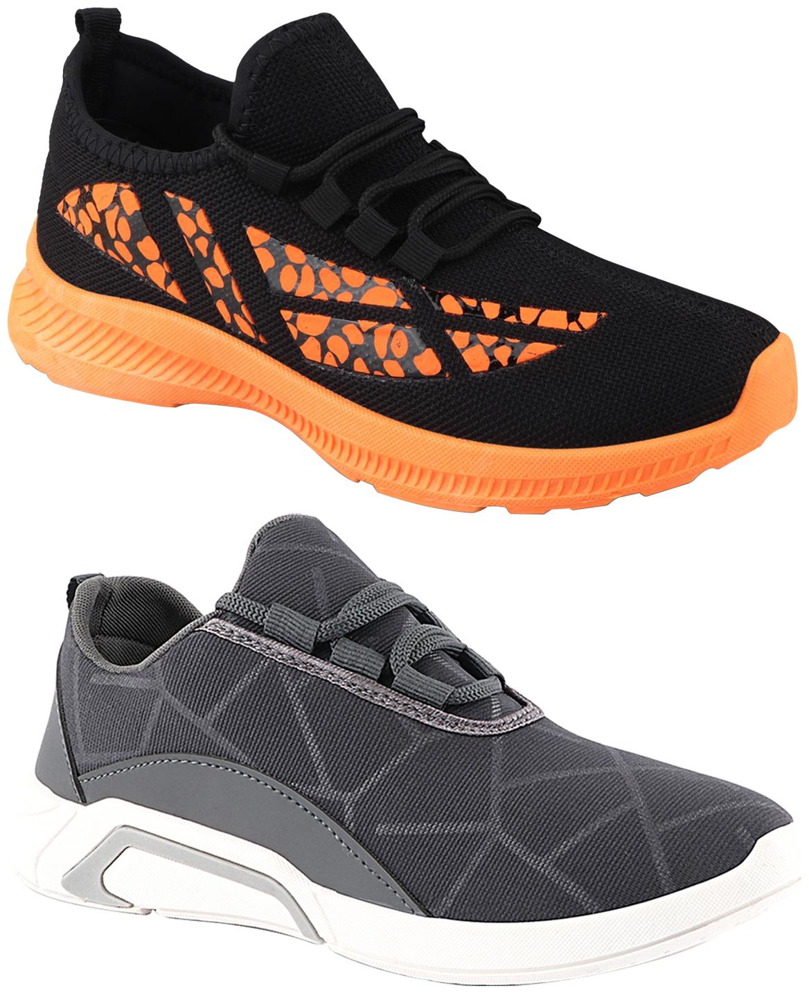 

Birde Men Orange Casual Shoes - BRD-437-300-GRY