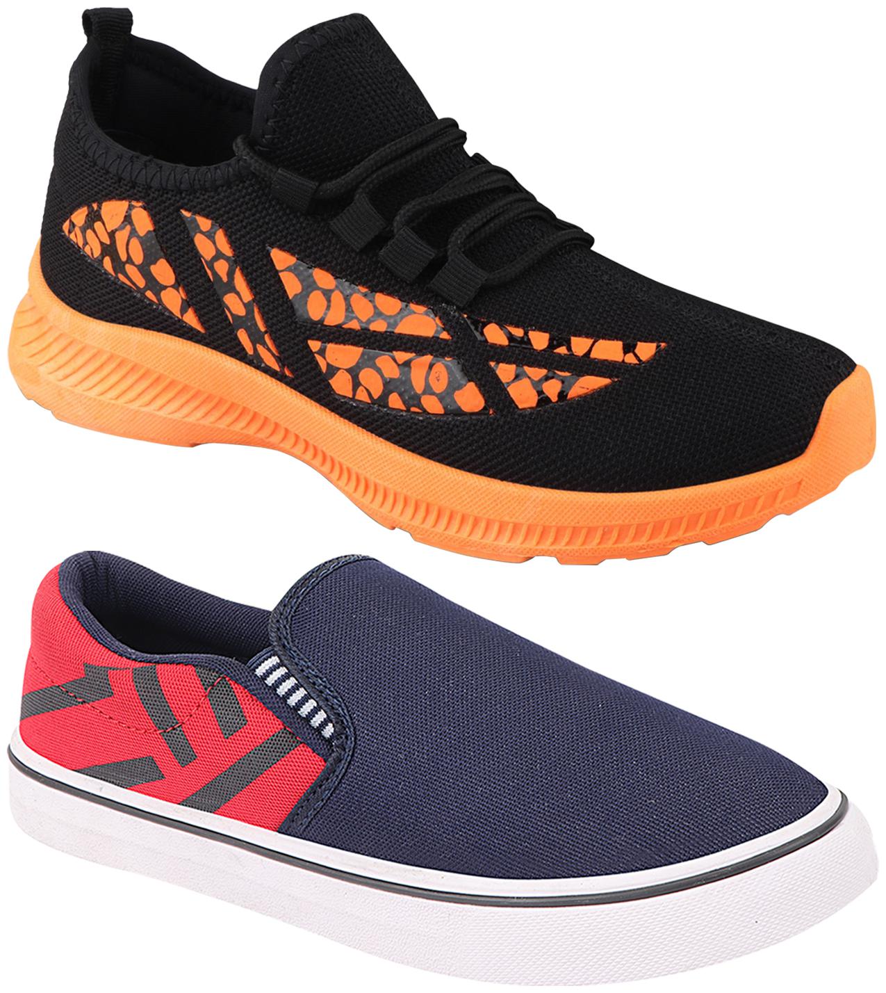 

Birde Men Orange Casual Shoes - BRD-437-308-RED
