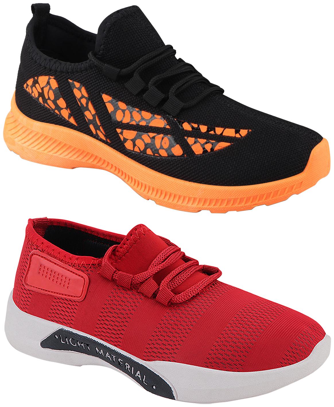

Birde Men Orange Casual Shoes - BRD-437-301-RED