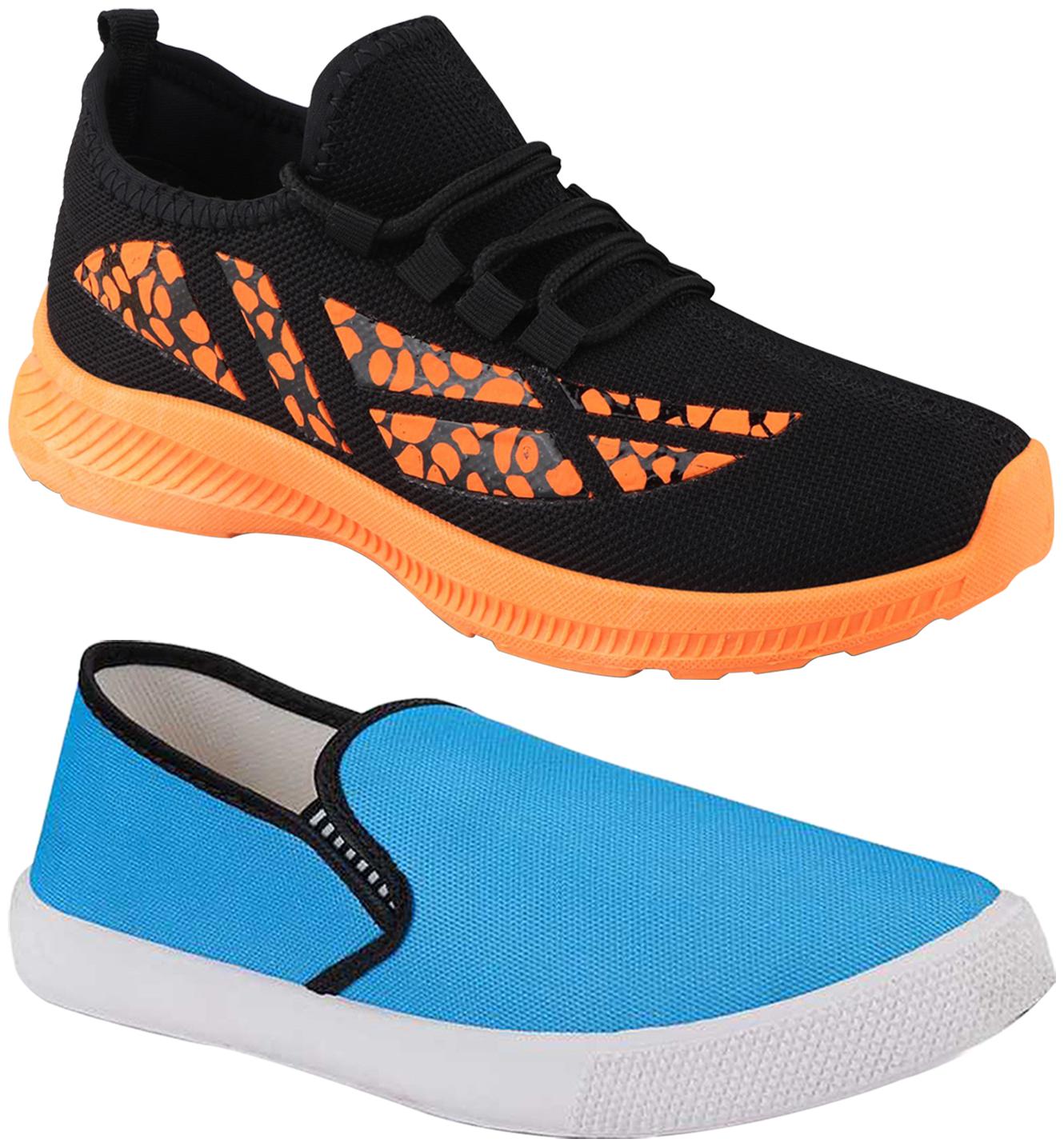 

Birde Men Orange Casual Shoes - BRD-437-309-SKY