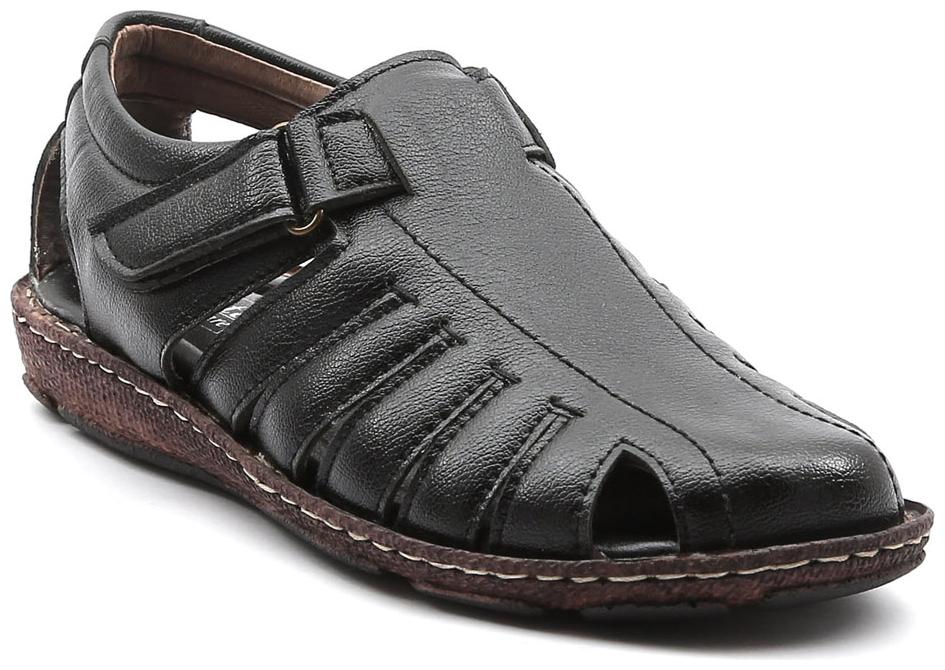 

Ajanta Black LeatherSandals