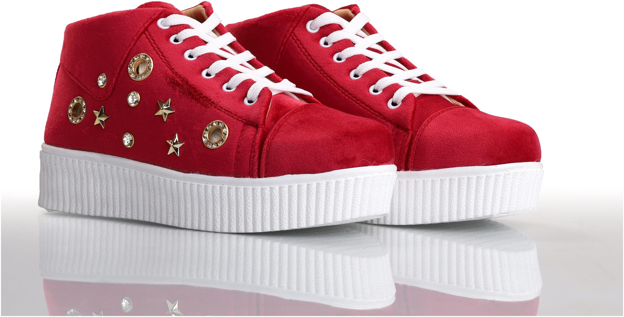 

BLACK PANDA CLUB Women Red Espadrilles