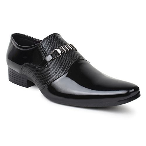 

black party wear formal shoes for men