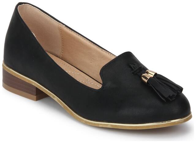 Truffle Collection Round Toe Bellies For Women ( Black )