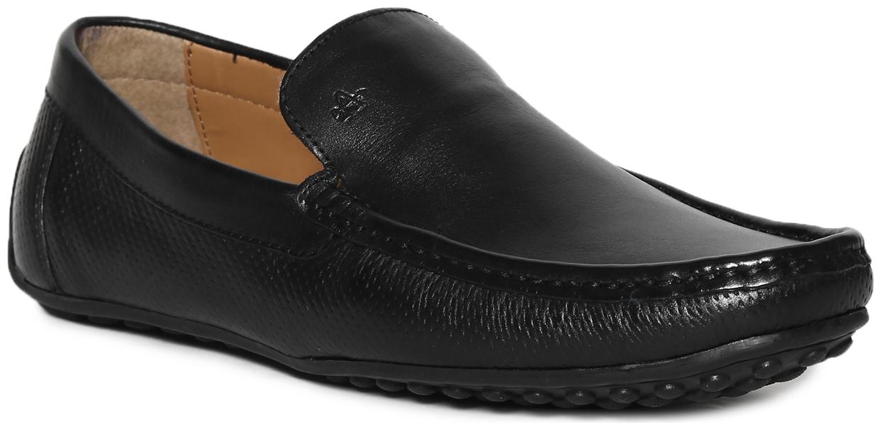

Arrow Men Black Loafers - BLACK TEXTURED LEATHER LOAFERS