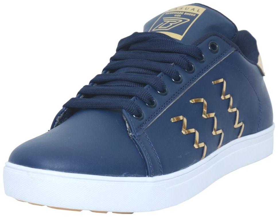 

Black Tiger Men s Synthetic Leather Casual Shoes 8043-G-Blue-10