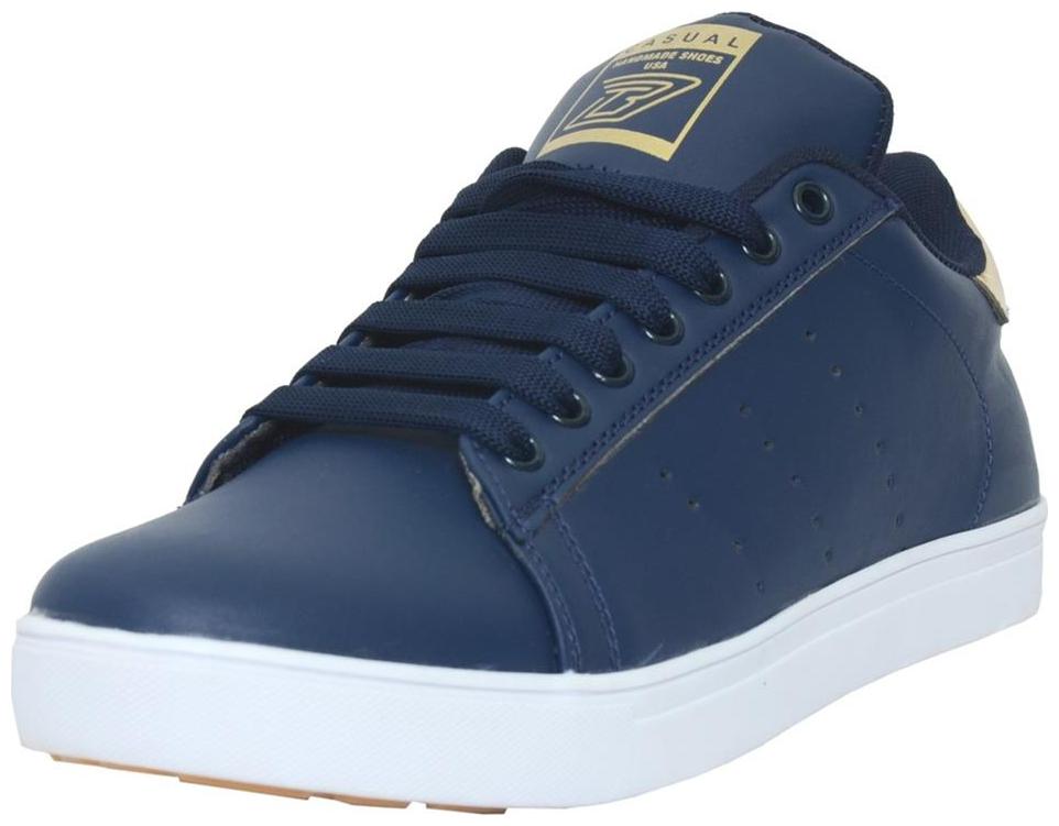 

Black Tiger Men s Synthetic Leather Casual Shoes 8042-G-Blue-7