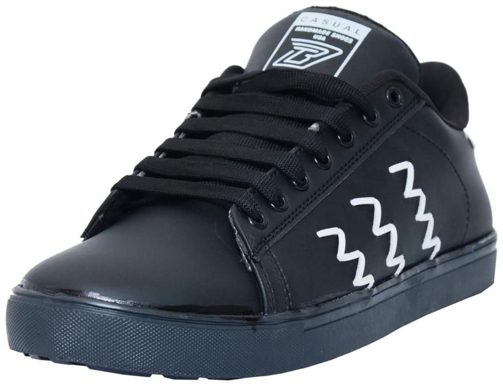 

Black Tiger Men s Synthetic Leather Casual Shoes 8043-Black-9
