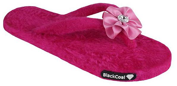 

Blackcoal Fur Slippers For Women