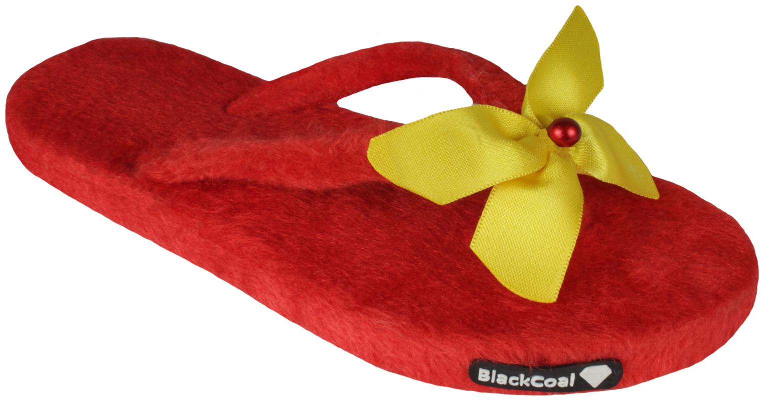 

Blackcoal Women Towel Flats Girls Slippers For House Woh14
