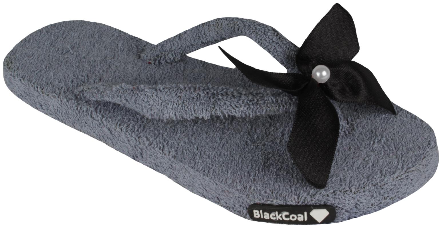 

Blackcoal Womens Fur Slippers Casual Girls Flip Flops For Home Woh13
