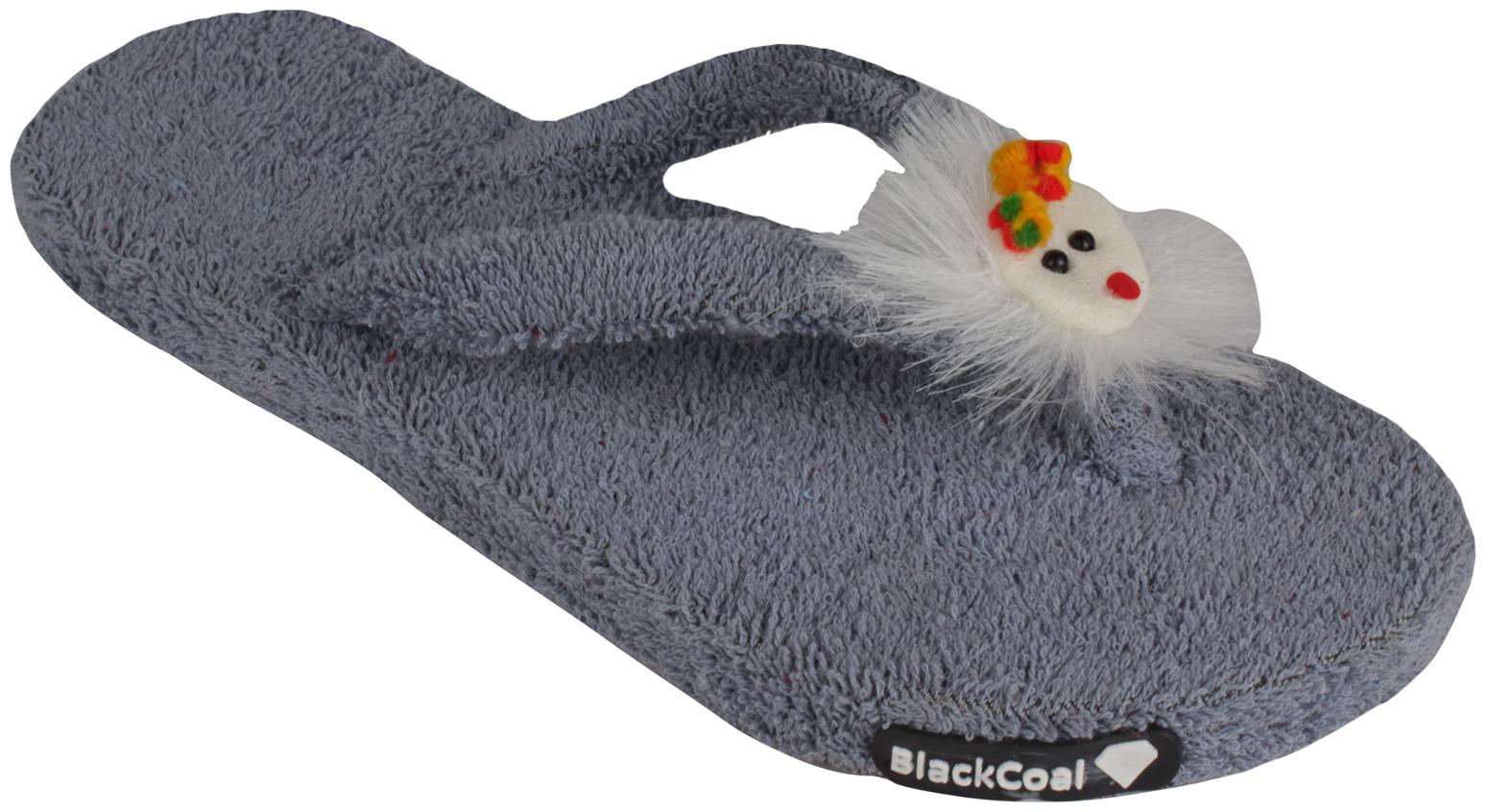 

Blackcoal Womens Flip Flops For House WOH80