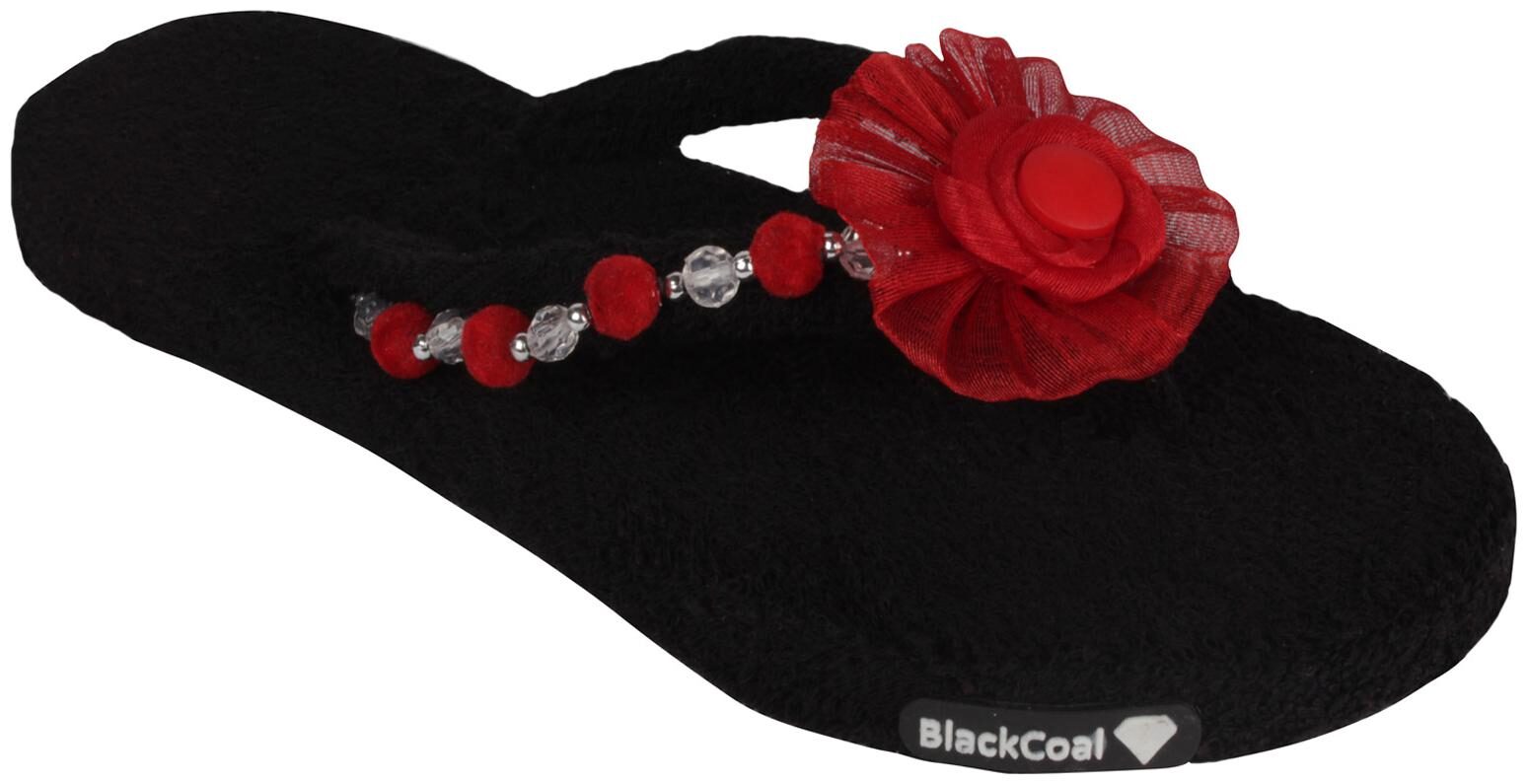 

Blackcoal Womens Flip Flops For Home WOH75