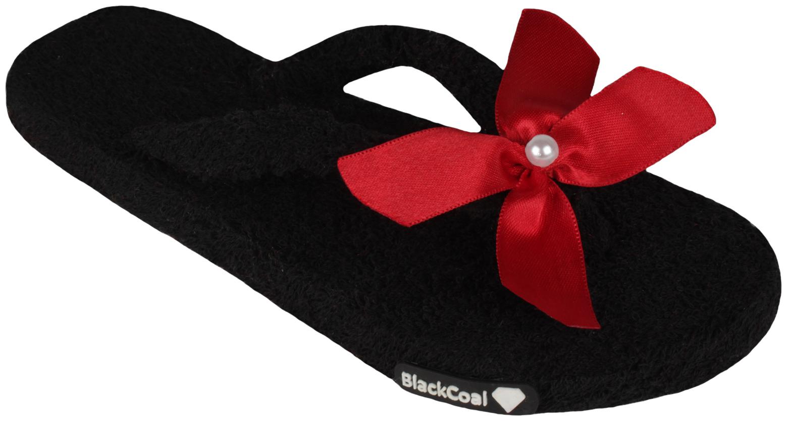 

Blackcoal Womens Fur Slippers Casual Girls Flip Flops For Home Woh12
