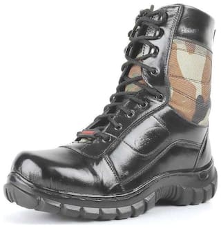 Blackdear Para Trooper Combat Leather Military Boots Men Work Safety Shoes Hiking Boots Lightweight Army Boot Militares Combat Casual Ankle Shoes