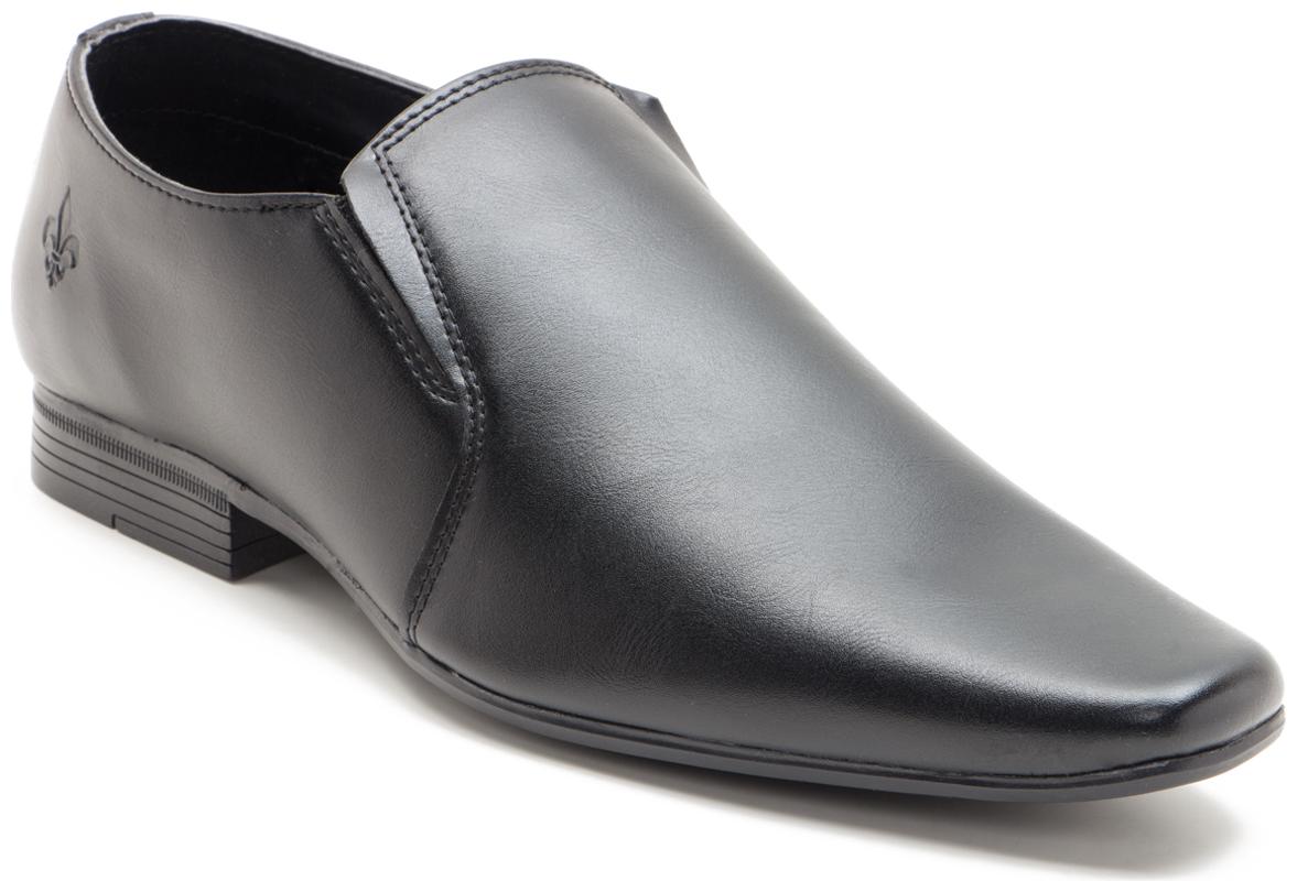 

Bond Street Men Black Slip-On Formal Shoes - BSS0151D