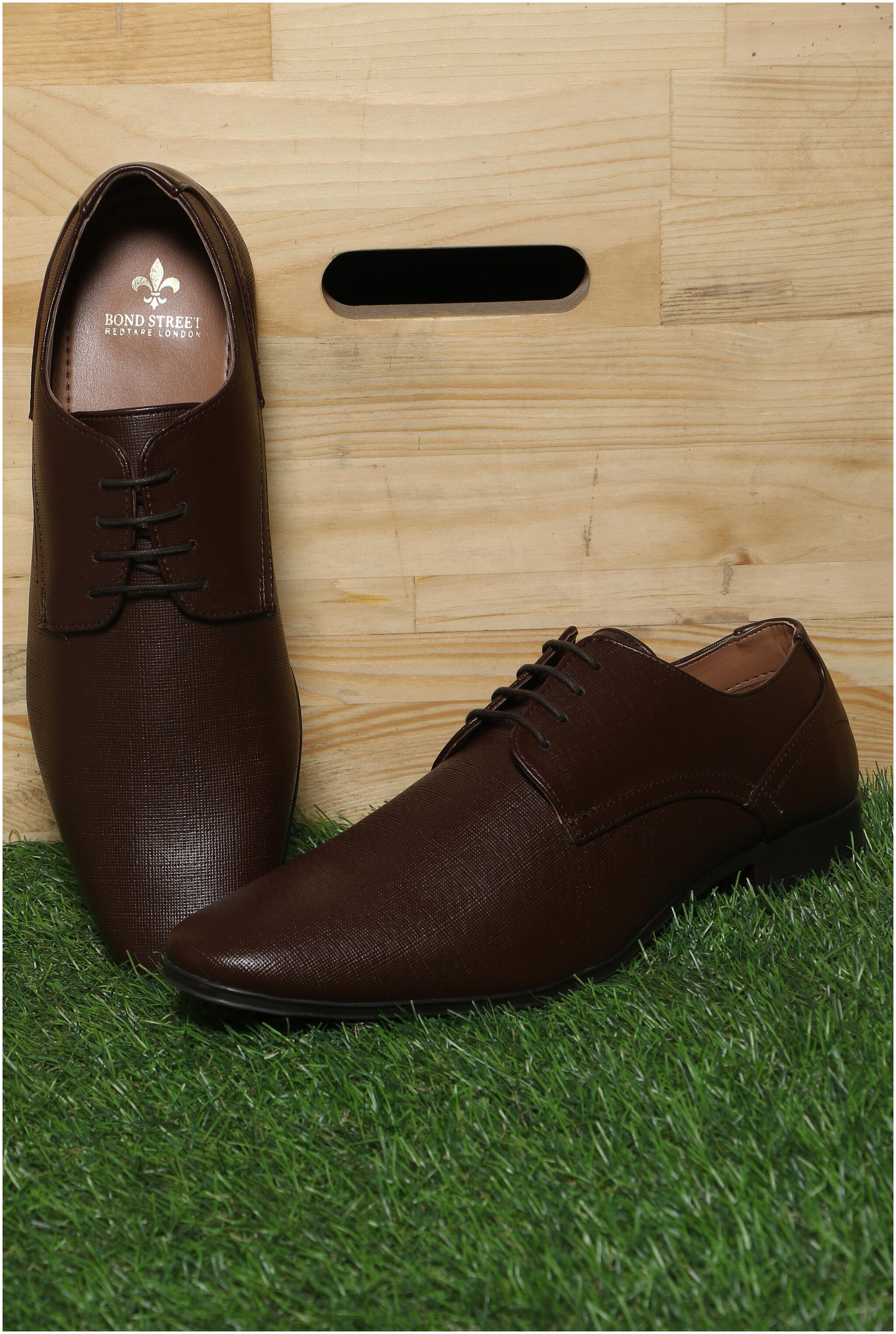 

Bond Street by Red Tape Men Brown Derby Formal Shoes - BSE0552