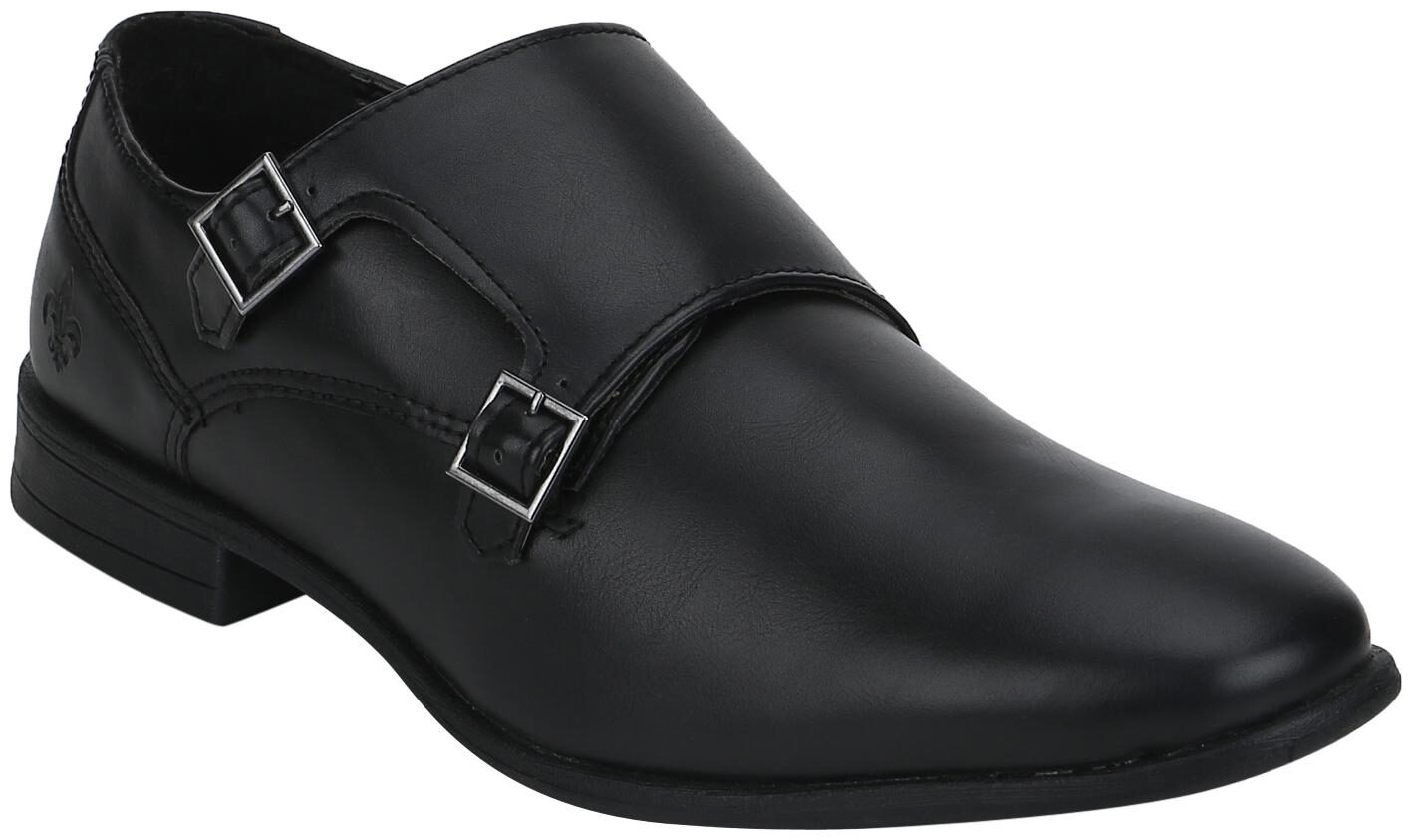 

Bond Street Men Black Monk Shoes - BSS1051D